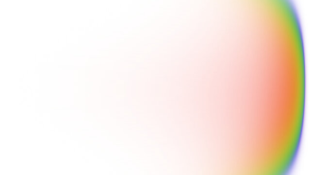 Circular pride rainbow blur border with soft gradient edges for social media profile highlights