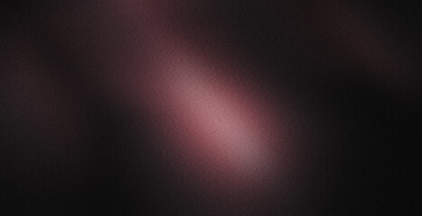 Obraz premium Soft glow pulses gently against deep, velvety darkness. Faint pinkish hue radiates warmly from center. Texture resembles grainy, textured fabric or smudged pigment. Mood feels serene, mysterious
