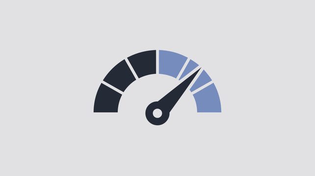 Speedometer Performance Gauge Business Growth and Productivity Tracking Dashboard Concept