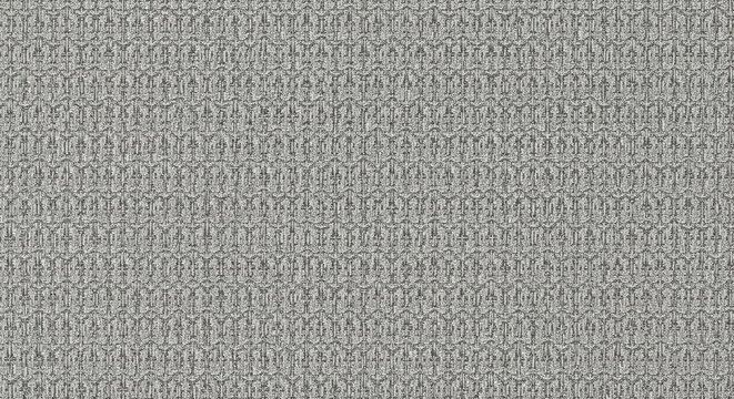 A close-up view of a textured gray fabric with a woven pattern