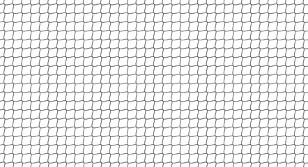 Football goal net seamless pattern. Curved rope net for sports equipment. Soccer goal net background. © sanchesnet1