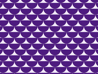 Seigaiha Scale Fan Pattern Japanese Traditional Background © iushakovsky