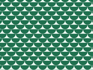 Seigaiha Japanese Scale Pattern Traditional Wave Design © iushakovsky