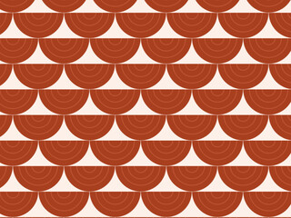 Japanese Auspicious Wave Seigaiha Pattern Elegant Design © iushakovsky