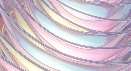 A vibrant abstract background with pastel colors and wavy lines