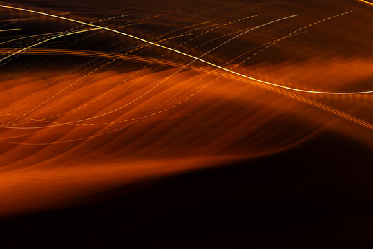 Diagonal light flow: Warm Abstract Movement. 