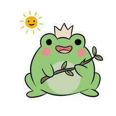 Fototapeta premium Kawaii Ghost Character Set with Funny Daily Life Activities 