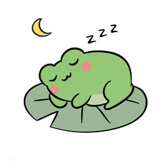 Fototapeta premium sleepy frog