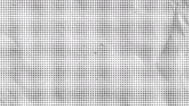Animated white halftone dot grunge texture background. grunge texture overlay video, stop motion effects. 4k video