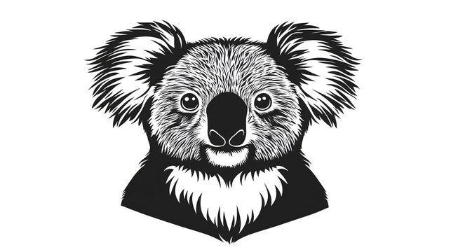 vector illustration of a panda