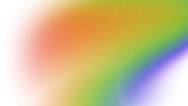 Vibrant noise pride mesh gradient background with bold rainbow grainy colors for impact