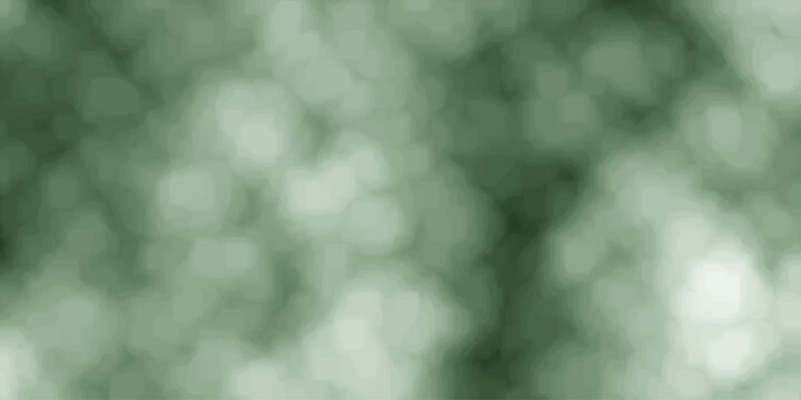 An abstract green smoke motion effect swirls against a dark black backdrop like a dense fog or storm cloud drifting through space
