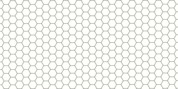 Mosquito window net with a seamless pattern in the form of PVC hexagons or interwoven threads. Protecting doorways from flies and other flying insects. Simple vector background with honeycomb texture.