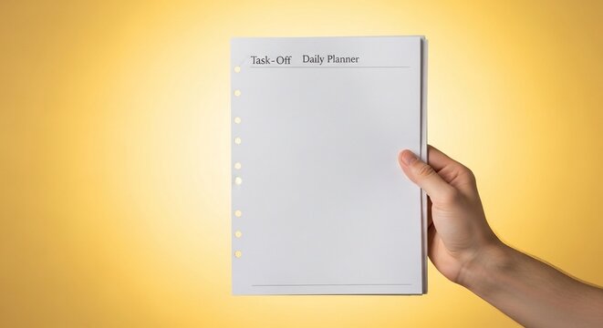 Golden Glow: A Hand Presents a Blank Slate of Possibilities