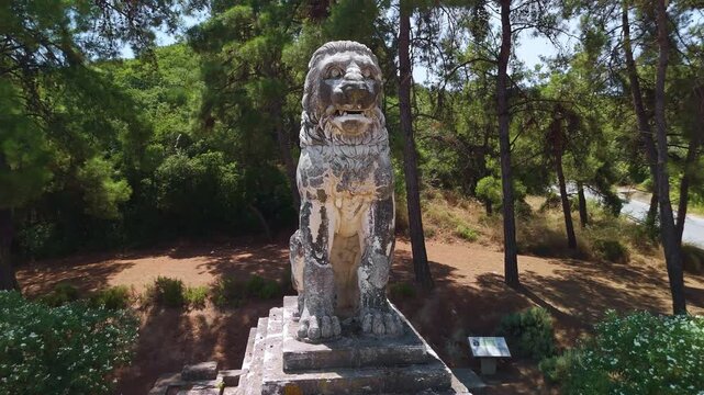 Lion of Amphipolis Monument, Serres, Greece