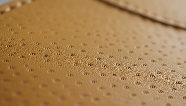 Premium Peccary leather texture with distinctive three pore follicle clusters
