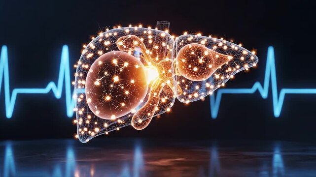 Human Liver Anatomy Visualization with Digital Medical Technology