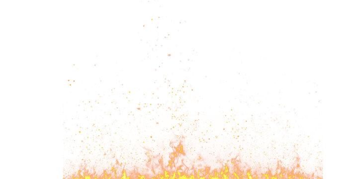 fire flames burning effect png isolated on transparent background