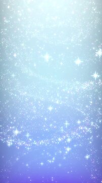 キラキラの粒子が上昇する背景ループ動画 （縦型9:16） / Rising Sparkling Particle Loop Background Animation