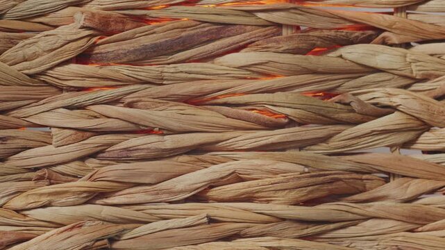 Real time movement over braided organic fiber surface