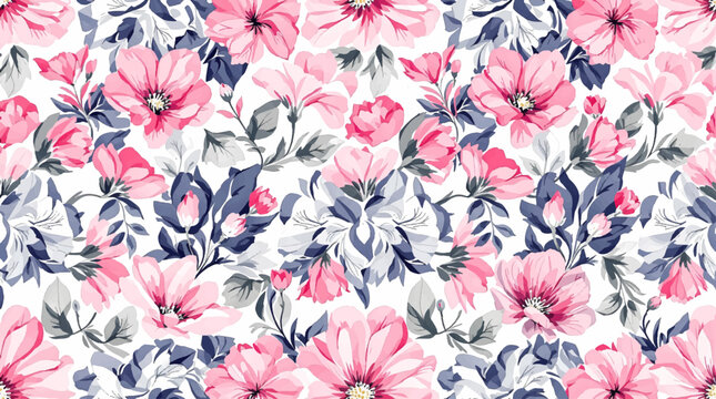 Charming pastel flowers framing life&rsquo;s sweetest memories with delicate watercolor artistry and natural warmth.
