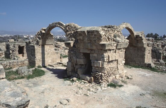 Kato Pafos archelogical site ruins