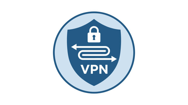 Virtual Private Network Security Icon.