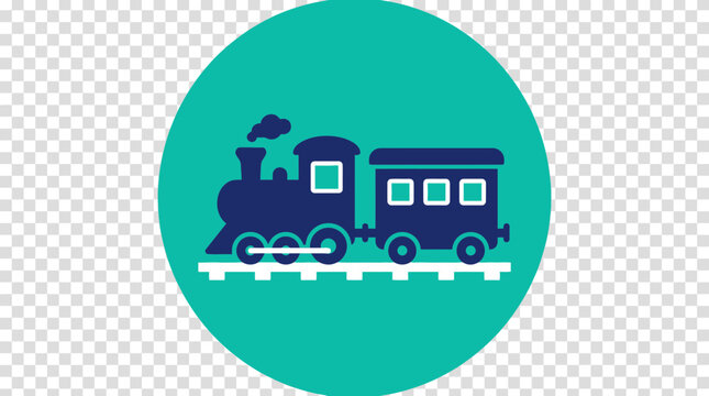 Vintage Steam Train Locomotive Engine.