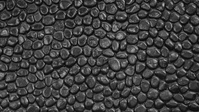Seamless vertical texture of uniform grey paving stones