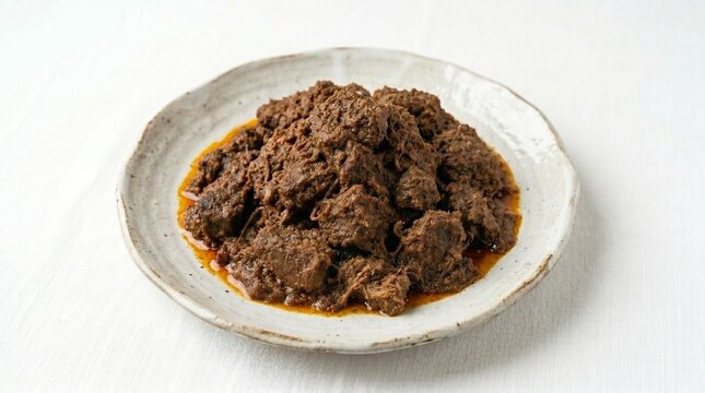 Beef rendang, one of the most delicious food from Indonesia