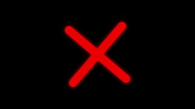Cross mark icon .cross button.cross mark on black background