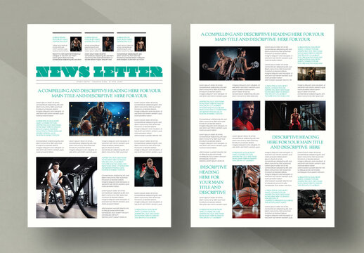 Fitness Newsletter Template