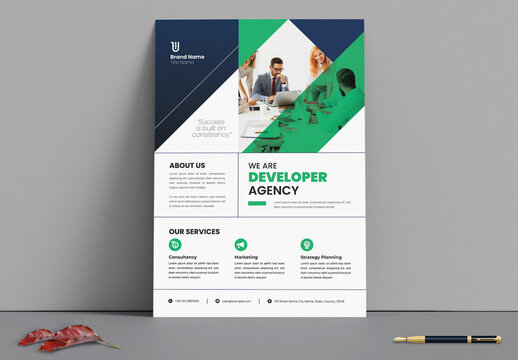 Corporate Flyer Design Layout