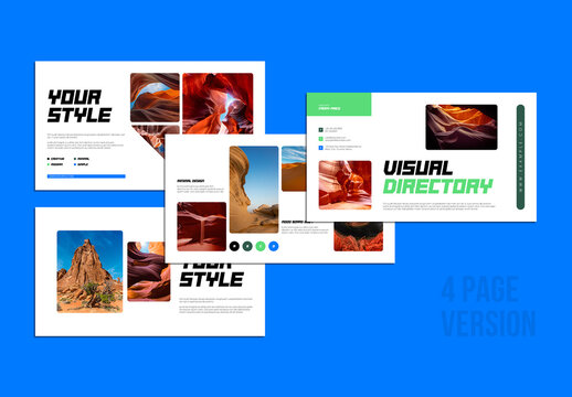 Creative Visual Mood Board Template Layout