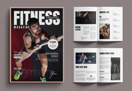 Fitness Magaizne Template