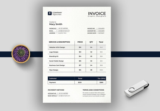 Invoice with Company Branding
