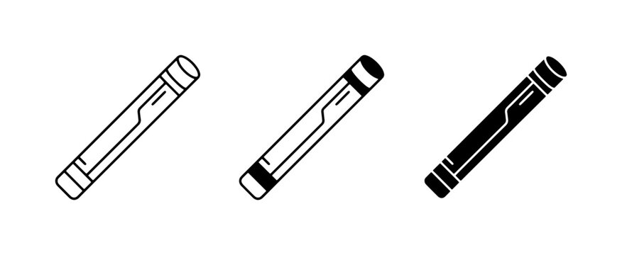 Fuse Icons, Electrical Safety Symbols, Circuit Protection Elements, Vector Graphics