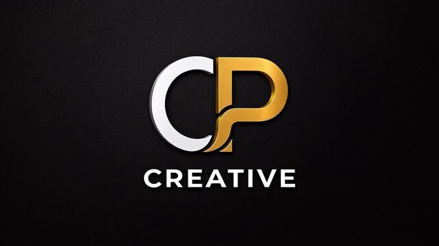 Creative logo design with CP initials emphasizing modern aesthetics and minimalist design