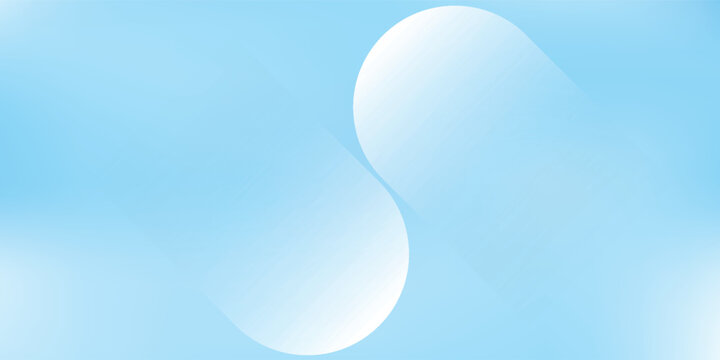 Abstract light blue gradient background with soft rounded shapes and smooth transitions eps10