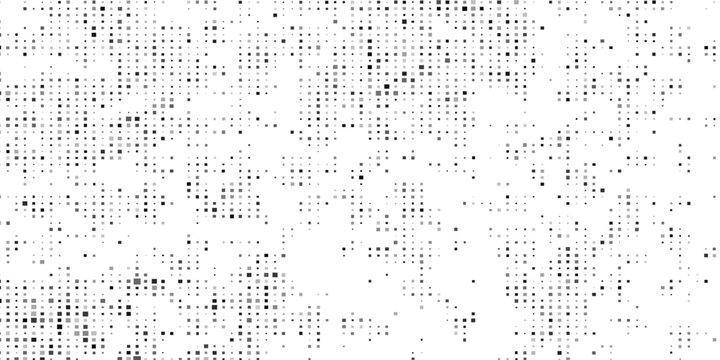 grunge black and white texture featuring halftone dots and dust screen print effect for graphic projects