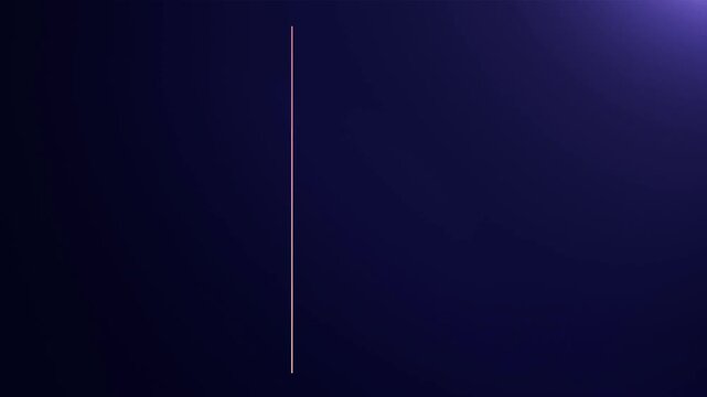 Animated green screen explodes with red particles on dark background with crescent shapes