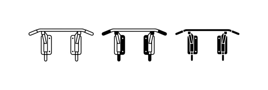 Door Hinges, Cabinet Hardware, Furniture Fittings, Metal Components, Vector Icons