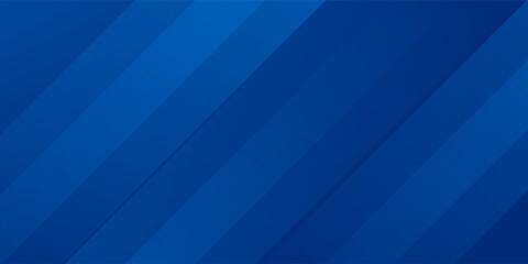 Fototapeta premium Abstract blue background with glowing geometric lines. Modern blue gradient square shape design. Futuristic technology concept. Suit for brochure,