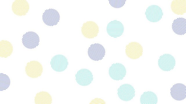 Retro 80s and 90s circle pattern with motion background and vibrant shapes, ideal for posters, wallpapers, websites, and digital banners.