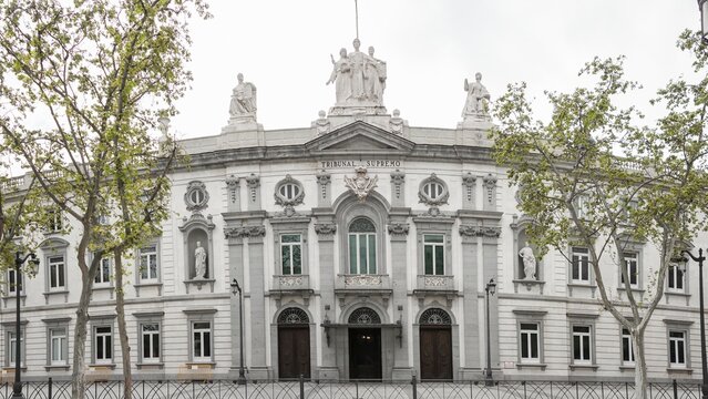 Main facade of the Spanish Supreme Court