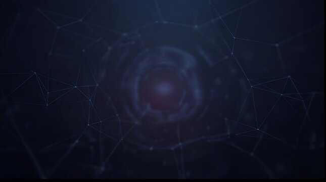 Quantum Nexus: Dark Tech Neural Network Visualization