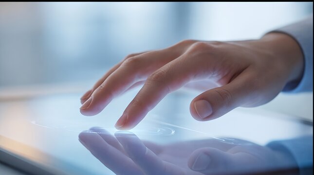 Interactive Touchscreen Interface: Modern Technology for Seamless User Interaction