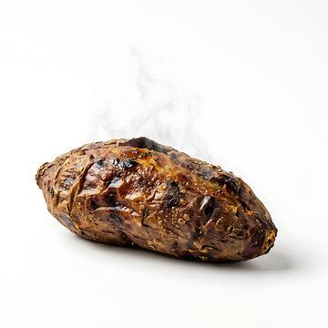 Authentic Japanese Yaki Imo Roasted Sweet Potato Traditional Street Cuisine Isolated Minimal Culinary Organic Baked Delicious Nutritious Warm Rustic Healthy Gourmet Savory Fresh Homemade Vegetarian 