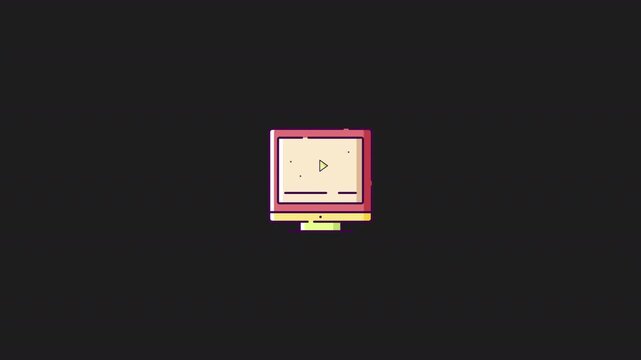 Video clip icon animation