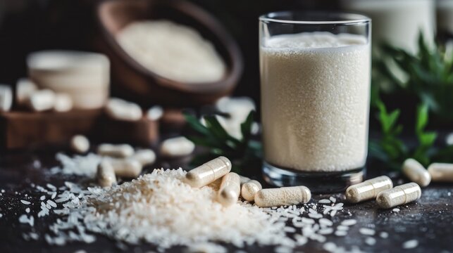 Rice milk supplement products